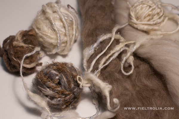 hilos artesanales de lana
